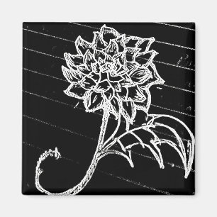 yaie black roses flower goth emo  magnet