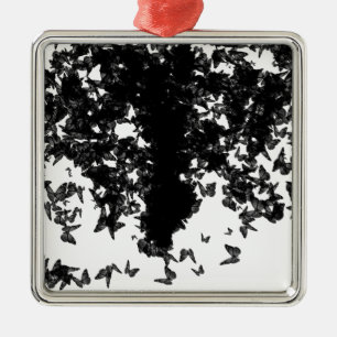 yaie black swallowtail butterfly metal tree decoration