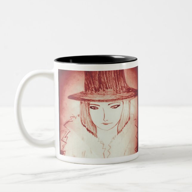Yaie girl like boy manga anime Two-Tone coffee mug (Left)