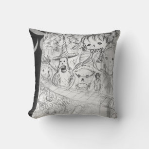 yaie monster manga anime drawing art cushion
