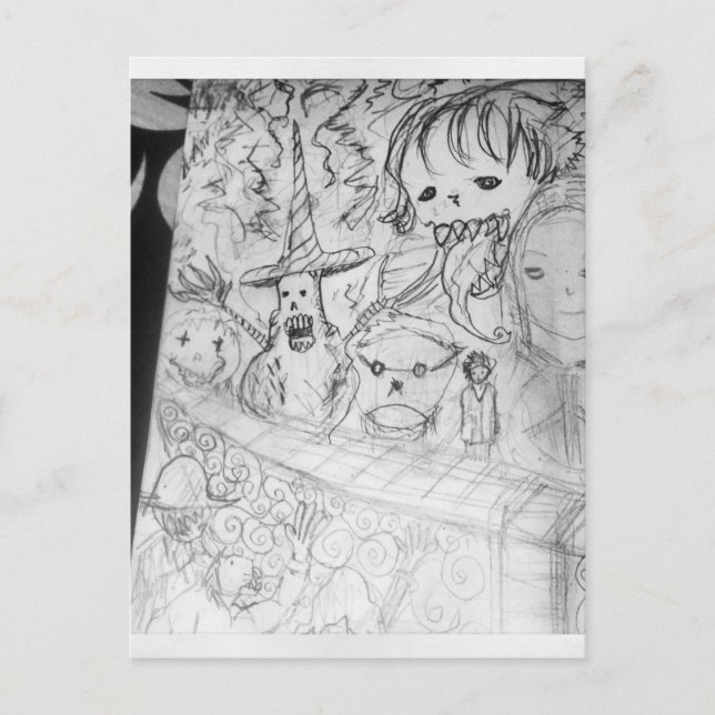 yaie monster manga anime postcard (Front)