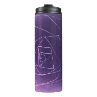 Yaie purple spiritual colour thermal tumbler