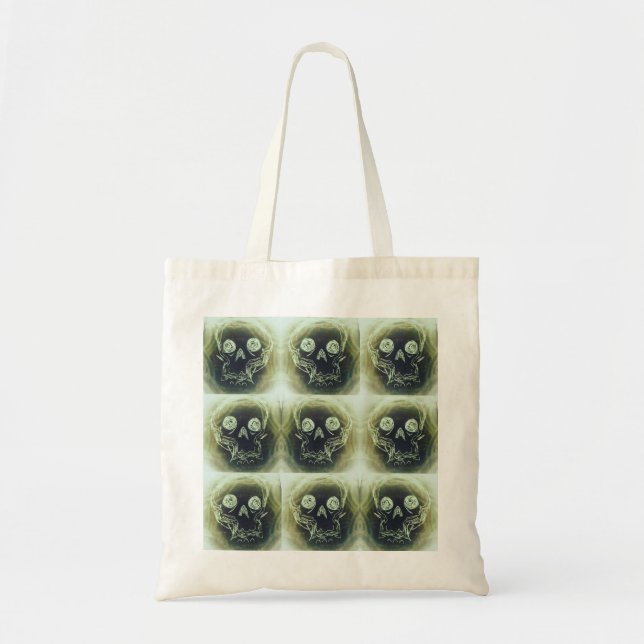 yaie skull 666 tote bag (Front)