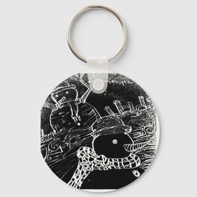 yaie  snow  guardian key ring (Front)