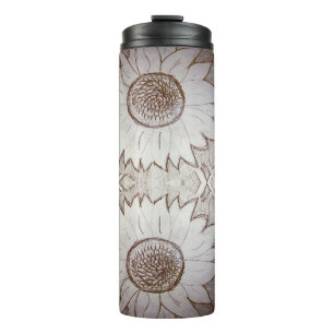 yaie sunflower at home thermal tumbler