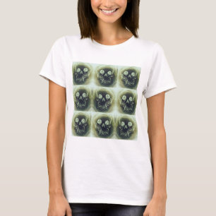 yaie yaei Skull 666  T-Shirt