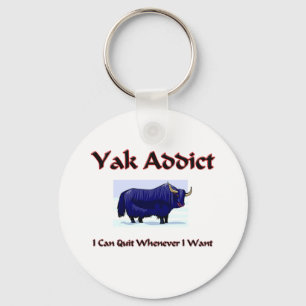 Yak Addict Key Ring