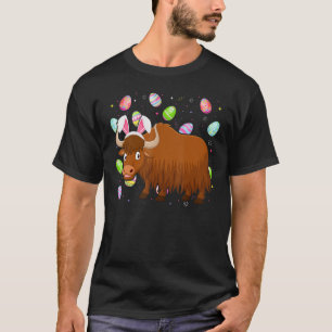 Yak Bunny Easter Egg   Funny Yak Easter Sunday T-Shirt