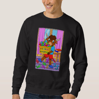 Yak Carrying Numbers To Study Sweatshirt