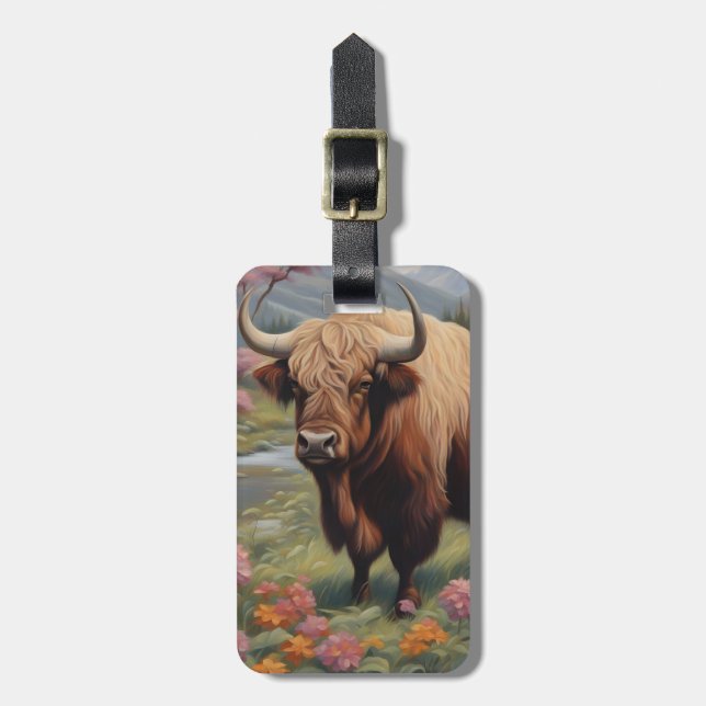 Yak Luggage Tag (Front Vertical)