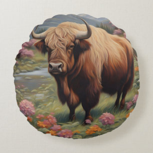 Yak Round Cushion