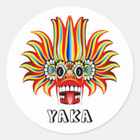 Yaka (Sri Lanka devil) design T-Shirt Classic Roun