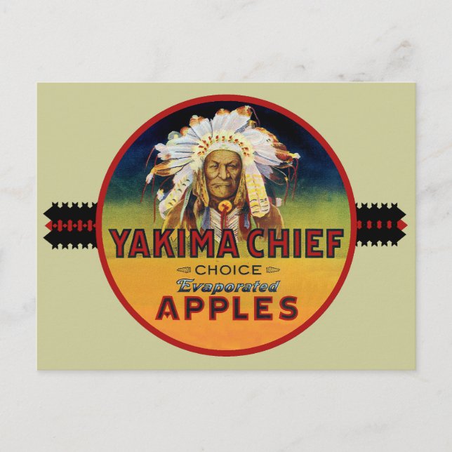 Yakima Chief Apple Crate Label Postcard (Front)