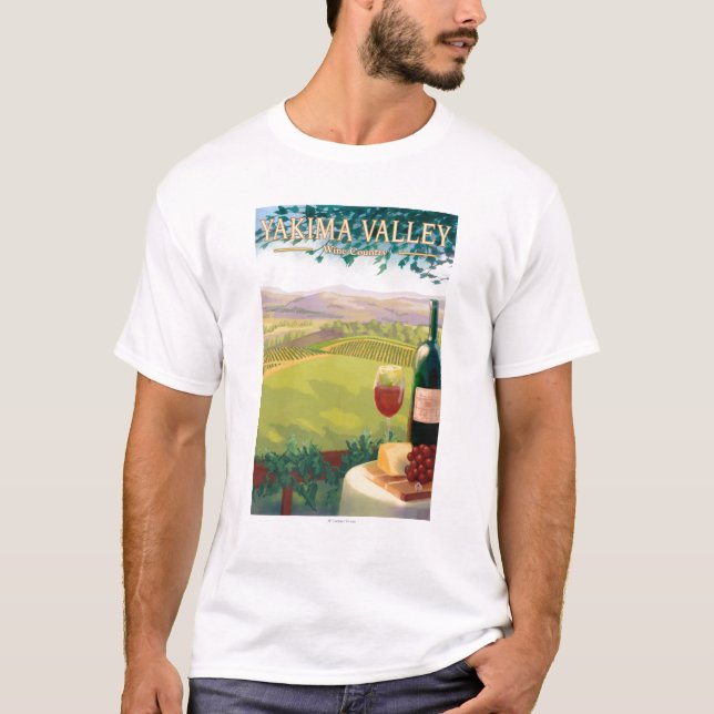 Yakima Valley, WashingtonWine Country T-Shirt (Front)