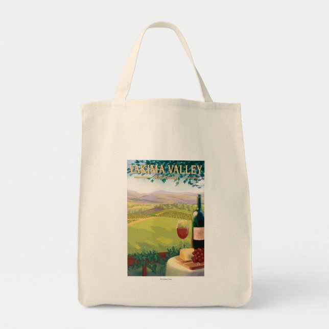 Yakima Valley, WashingtonWine Country Tote Bag (Front)