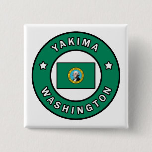 Yakima Washington 15 Cm Square Badge