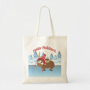 Yakky Holidays! Winter Scene Tote Bag