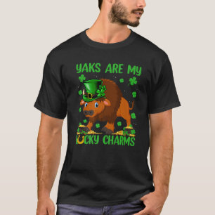 Yaks Are My Lucky Charms Yak St. Patrick's Day T-Shirt