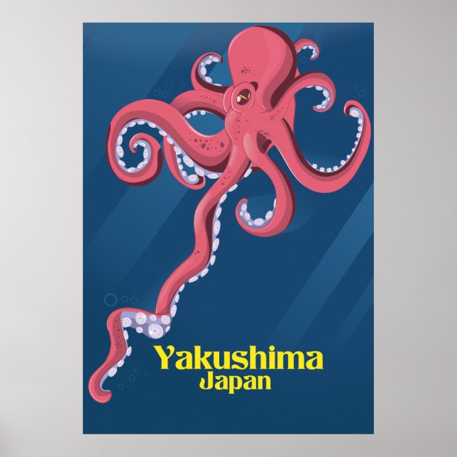 Yakushima Japan Travel poster (Front)