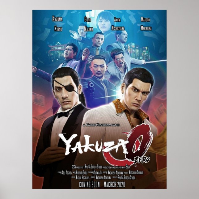 Yakuza 0 Movie Poster (Front)