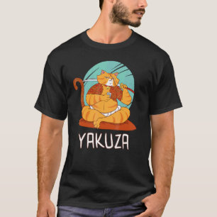 Yakuza Cat Gokudo Japanese Mafia Katana Japan Sake T-Shirt