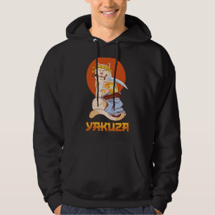 Yakuza Cat Japanese Samurai Sword Katana Japan Tig Hoodie