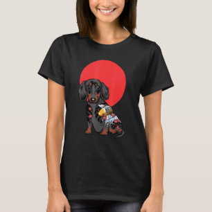 Yakuza Dachshund Tattoo Ideas For Men T-Shirt