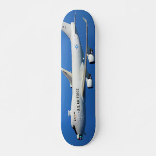 YAL-1A Airborne Laser Aircraft in flight Skateboard