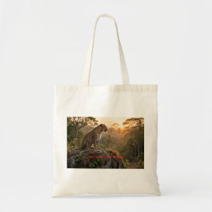 Yala National Park Sri Lanka Leopard Wood Wall Art Tote Bag