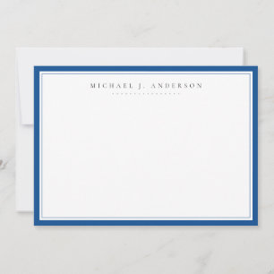 Yale Blue Professional Correspondence Card