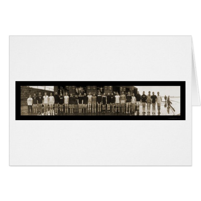 Yale Crew Team & Subs Huge Photo 1910 (Front Horizontal)