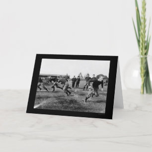 Yale Football Practice 1912 Card