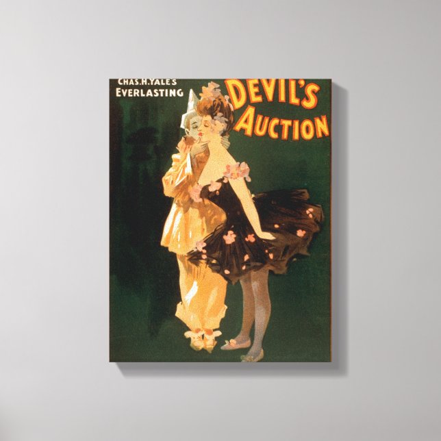 Yale's Everlasting Devil's Auction Play Canvas Print (Front)