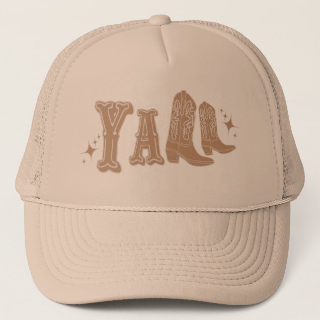 Ya'll Cute Southern Trucker Hat (Front)