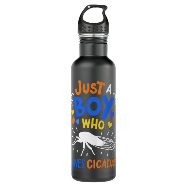 YAll Mind If I Scream Cicadas Brood Cicadageddon C 710 Ml Water Bottle (Front)