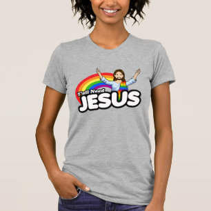Yall need Jesus - Rainbow Jesus T-Shirt