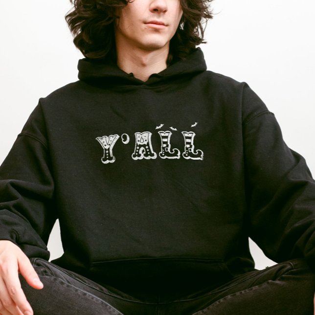 Y'all Western Halloween with Elf or Witch Shoes Hoodie (Creator Uploaded)