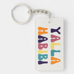 Yalla Habibi Arabic Souvenir Key Ring
