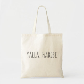 yalla habibi tote bag