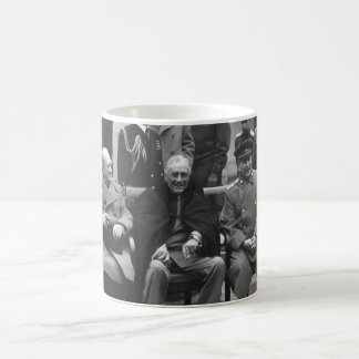 Yalta Conference Roosevelt Stalin Churchill 1945 Coffee Mug