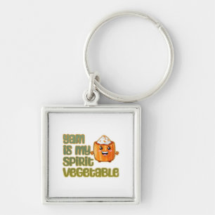 Yam Is My Spirit Vegetable Classic Key Ring