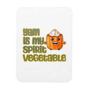 Yam Is My Spirit Vegetable Classic Magnet