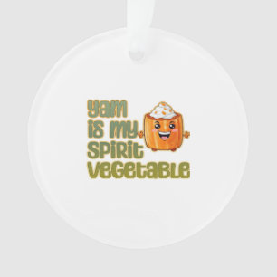 Yam Is My Spirit Vegetable Classic Ornament