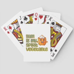 Yam Is My Spirit Vegetable Classic Playing Cards