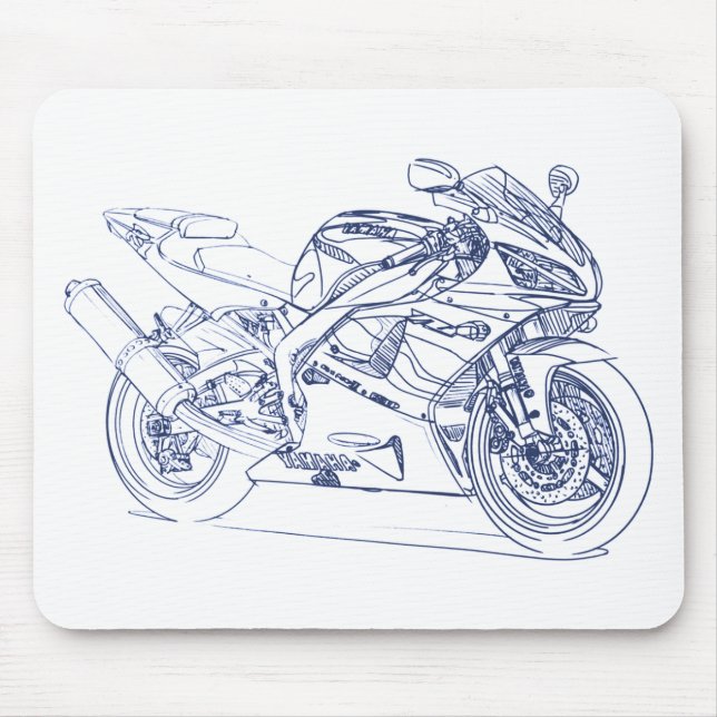 Yam R1 2000+ Mouse Pad (Front)