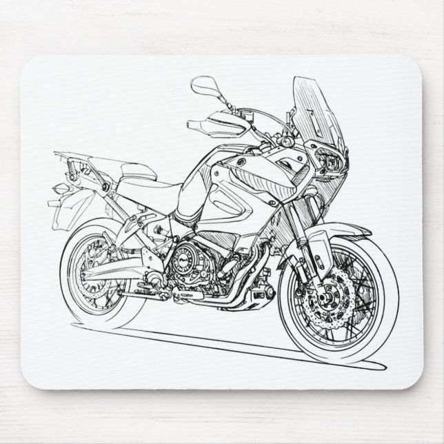 Yam Super Tenere 2012 Mouse Pad (Front)