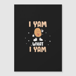 Yam What I Yam Funny Potato Pun Thanksgiving