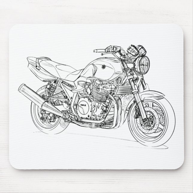 Yam XJR1300 Mouse Pad (Front)