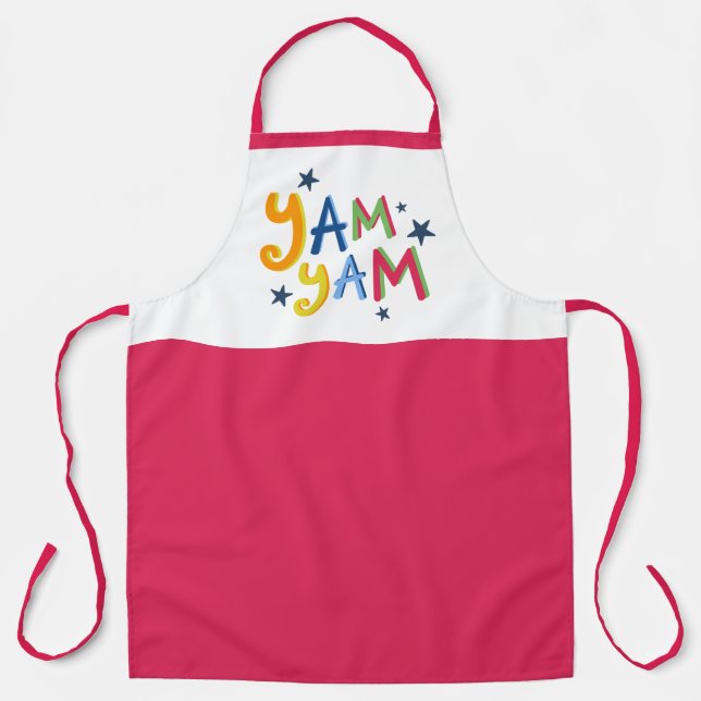 Yam Yam Black Country Apron (Front)