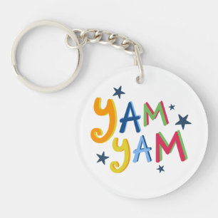 Yam Yam Black Country Key Ring